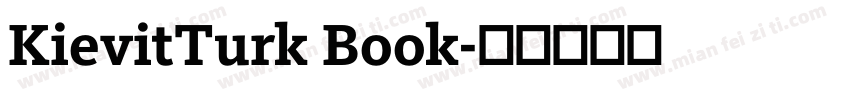 KievitTurk Book字体转换